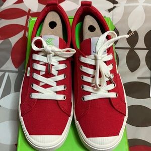 Cariuma Red Canvas Sneakers
